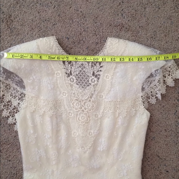 SCOTT MCCLINTOCK Vintage Wedding Dress Size 4 White - Picture 4 of 16